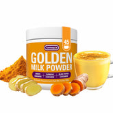 Turmaquik Golden Milk Powder 90g front view with packaging