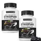 TUVAAZ Black Seed Oil Softgels bottle front view