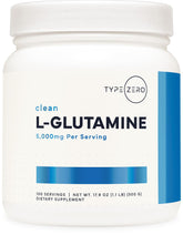 Type Zero L-Glutamine Powder 500G front view