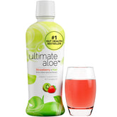 Ultimate Aloe Strawberry Kiwi Aloe Vera Juice front view