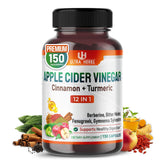 ULTRA HERBS Apple Cider Vinegar Capsules front view