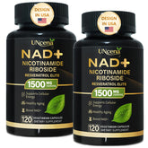 UNcena Liposomal NAD Supplement 1500mg bottle front view