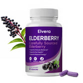 UOZXIL Organic Elderflower Blend Supplement front view with packaging
