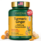 VAHDAM Turmeric Supplement 1500mg front view