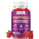 VAJYKEWJY Saffron Gummies 60 Count bottle front view