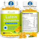 Vazatisi Lutein and Zeaxanthin Gummies front view with packaging