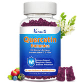 Vazatisi Quercetin daily wellness Support Gummies front view with mixed berry flavour