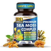 VEGATOT Sea Moss Supplement 90 capsules front view