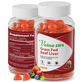 Velna zivs Beef Liver Gummies bottle front view