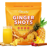 Veltracha Ginger Turmeric Juice Powder front view with packaging