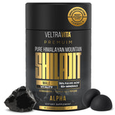 VeltraVita Alpha Shilajit Men's Supplement front view
