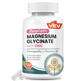VEV Magnesium Bisglycinate 150mg with Zinc & B6 front view