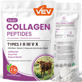 VEV Multi Collagen Peptides Powder 32 oz front view