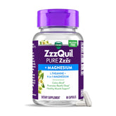 Vicks ZzzQuil PURE Zzzs +Magnesium Capsules 30 Count front view