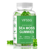 VIFSSG Sea Moss Gummies front view with apple flavour