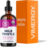 Vimergy Organic Liquid Milk Thistle 110mg front view