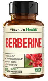 Vimerson Health Berberine Powder Capsules 1800mg front view