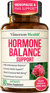 Vimerson Health Black Cohosh Supplement front view with 60 capsules