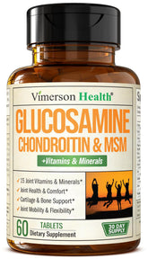 Vimerson Health Chondroitin Supplement front view with packaging