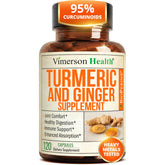 Vimerson Health Turmeric and Ginger Supplement bottle front view
