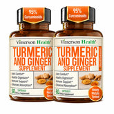 Vimerson Health Turmeric and Ginger Supplement front view of packaging