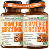 Vimerson Health Turmeric Curcumin Supplement front view with packaging