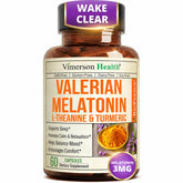 Vimerson Health Valerian Root Capsules front view with packaging