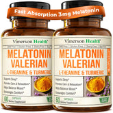 Vimerson Health Valerian Root Melatonin Capsules 3mg front view