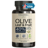 VINATURA Olive Leaf Extract Capsules 610mg front view