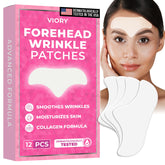 VIORY Forehead Wrinkle Patches front view with packaging