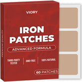 VIORY Iron Supplement Patches front view with packaging