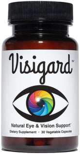 Visigard Lutein Supplement 30 Vegetable Capsules front view