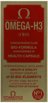 Vitabiotics Omega-H3 Multivitamin Mineral 30 Capsules front view