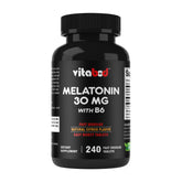 Vitabod Melatonin Sleep Supplement 15mg Citrus Tablets front view