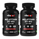 Vitabod Melatonin Sleep Supplement Tablets front view with packaging