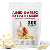 VitaCoeur Aged Garlic Extract Softgels front view, 300 count