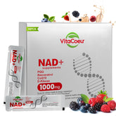 VitaCoeur NAD+ Resveratrol Supplement box front view