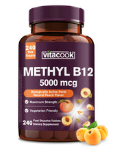Vitacook B12 Methyl 5000 mcg fast dissolving tablets front view