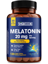Vitacook Extra Strength Melatonin Tablets front view, 20mg