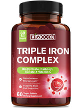 Vitacook Iron Supplement 65mg front view of the bottle