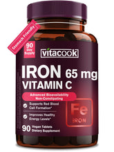 Vitacook Iron Supplement with Vitamin C front view