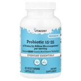 Vitacost Probiotic 15-35 capsule bottle front view