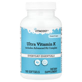 Vitacost Vitamin K Complex front view packaging 109g