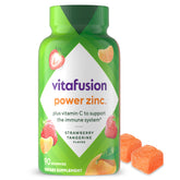 Vitafusion Power Zinc Gummy Vitamins 90ct bottle front view