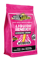 VITAL 4U Ginseng Energy Shots coffee flavour pouches front view