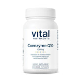 Vital Nutrients CoQ10 Supplement 100mg vegan capsules front view