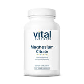 Vital Nutrients Magnesium Citrate 300mg 120 Veg Capsules front view