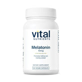 Vital Nutrients Melatonin 10mg vegan capsules front view