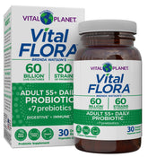 Vital Planet Adult 55+ Daily Probiotic 30 capsules front view