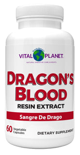 Vital Planet Dragon’s Blood 500mg capsules front view